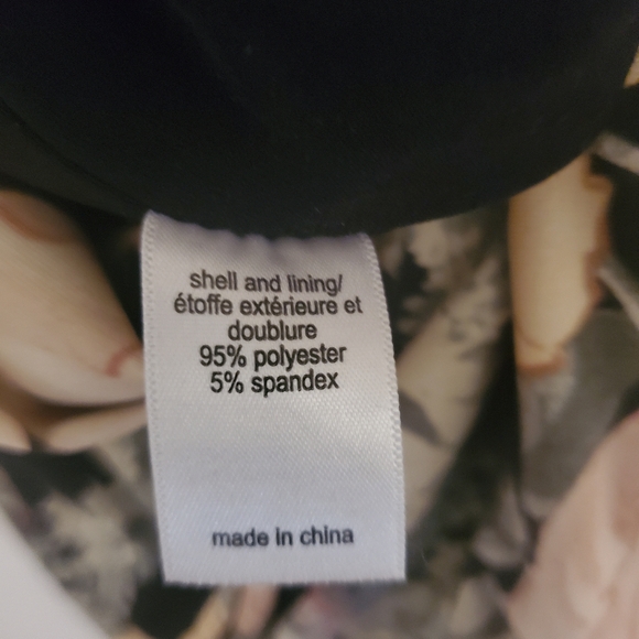 Maurices Floral Maxi Dress in Black and Soft Pink - Picture 9 of 9